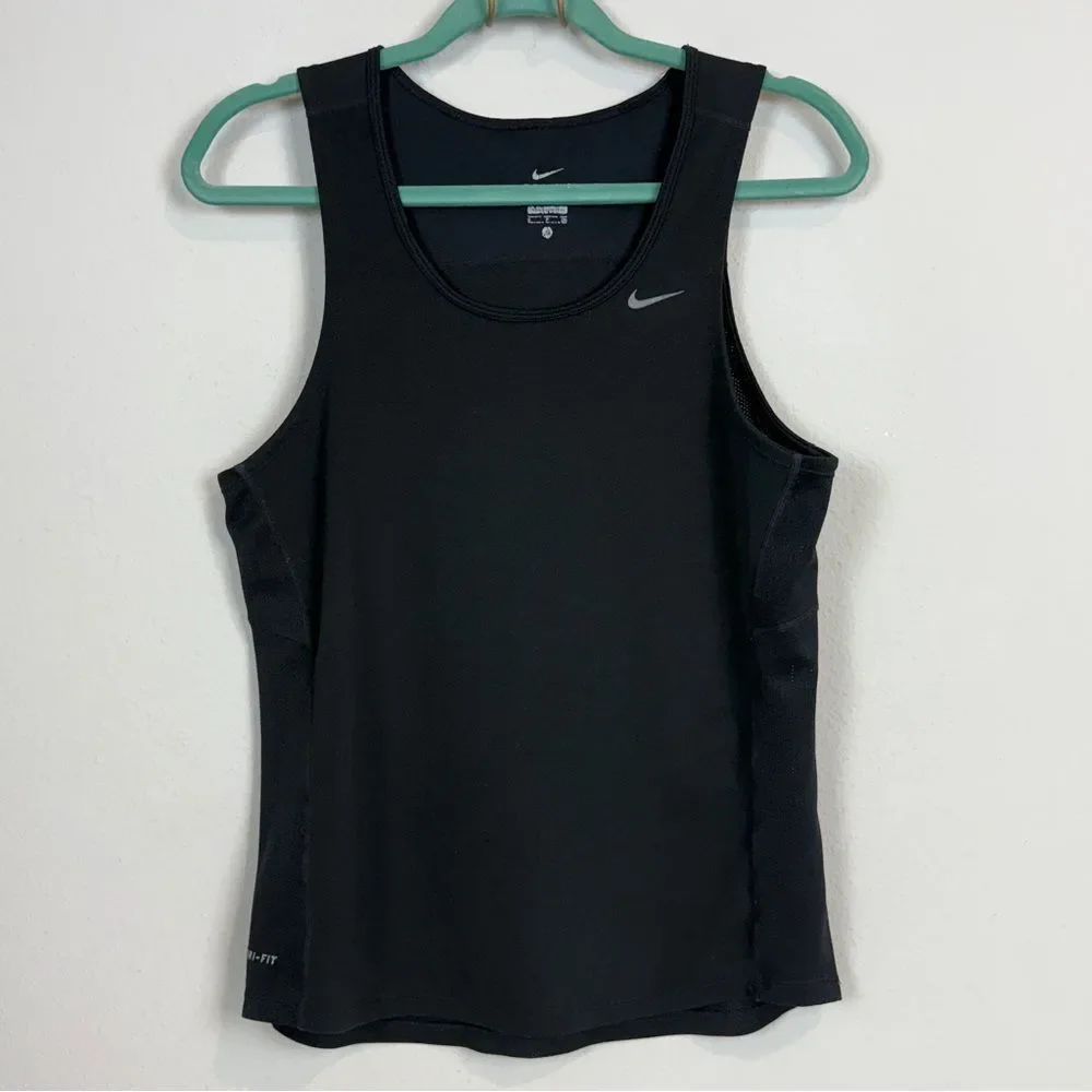 Nike Dri-FIT Black Mesh Back Tank Top S